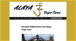 Desktop Screenshot of alaya-yoga-tanz.ch